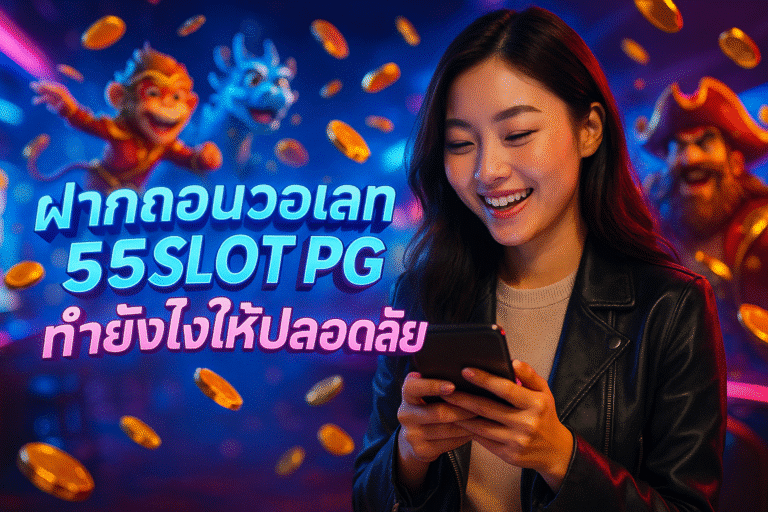 ฝากถอนวอเลท 55SLOT PG ทำยังไงให้ปลอดภัย