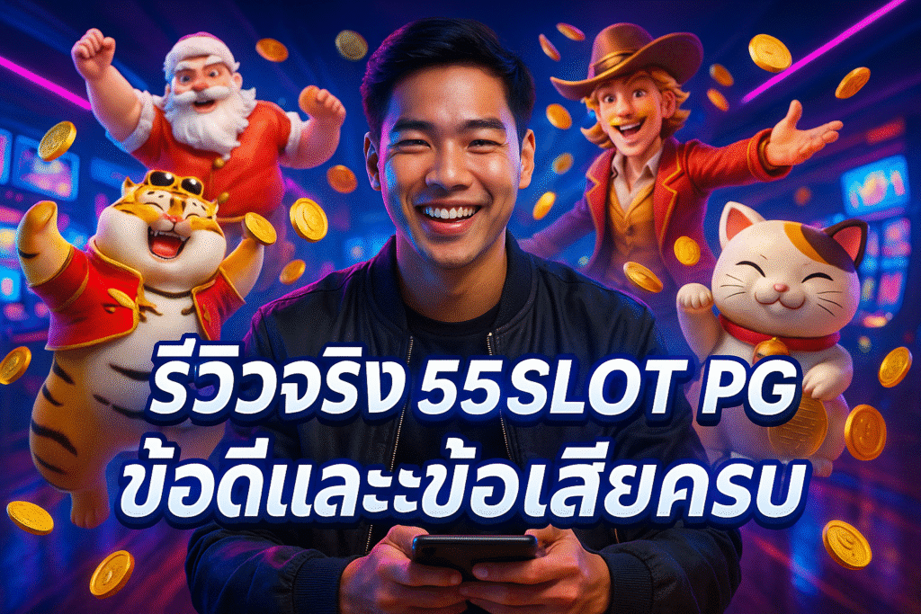รีวิวจริง 55SLOT PG ข้อดีและข้อเสียครบ
