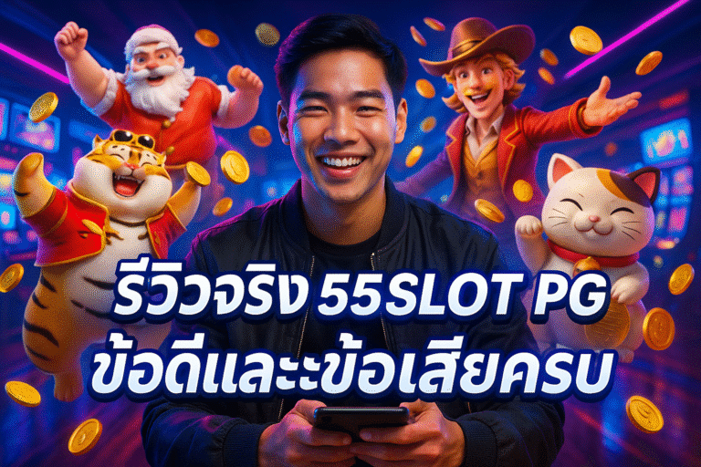 รีวิวจริง 55SLOT PG ข้อดีและข้อเสียครบ