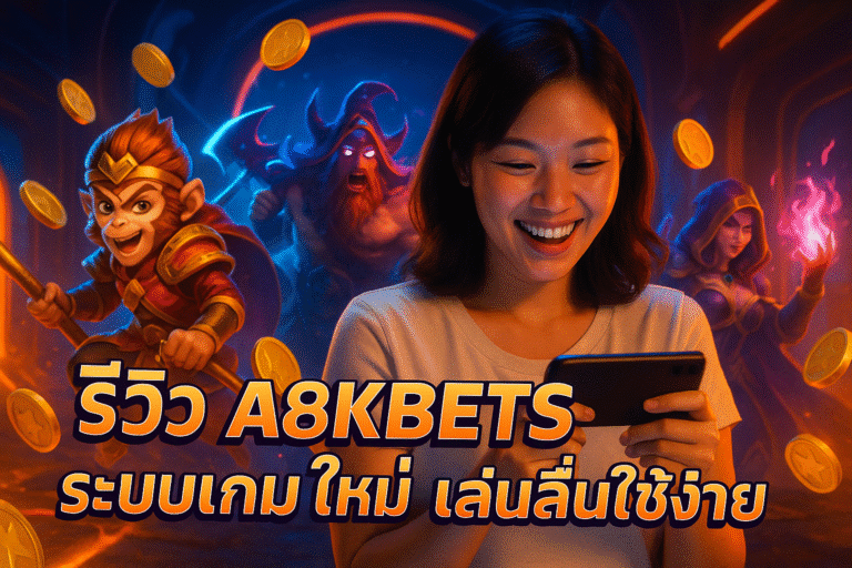 รีวิว A8KBETS ระบบเกมใหม่ เล่นลื่นใช้ง่าย